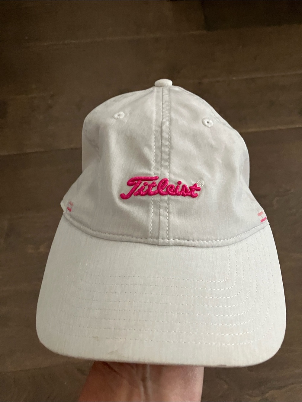 Titleist lt gray performance Cap with Pink Embroidered Logo